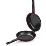 BRA Dupla Premiere Sartén doble para tortilla 26 cm de aluminio fundido con antiadherente