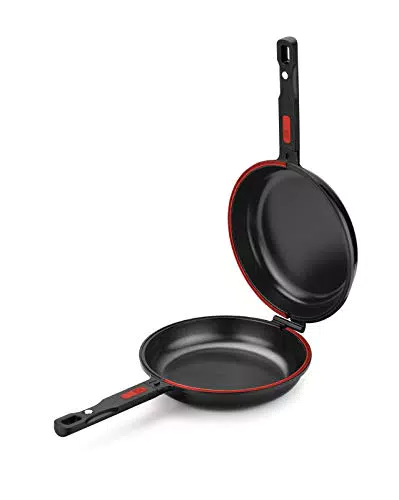BRA Dupla Premiere Sartén doble para tortilla 26 cm de aluminio fundido con antiadherente