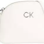 Bolso bandolera Calvin Klein Daily Small Pebble Mujer, Blanco