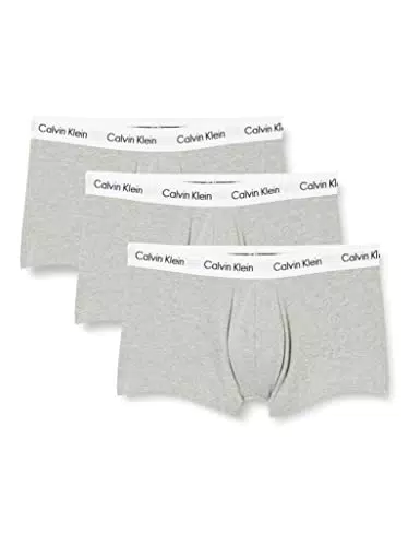Calvin Klein Low Rise Trunk 3pk 0000u2664g Boxer de Tiro Bajo