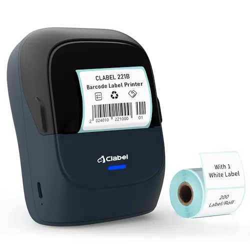 Impresora de Etiquetas Autoadhesivas CLABEL Mini Termica Bluetooth - Compatible con iOS y Android