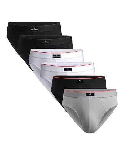 Calzoncillos Slip de Algodón Hombre DANISH ENDURANCE con Cintura Cómoda y Sin Etiquetas