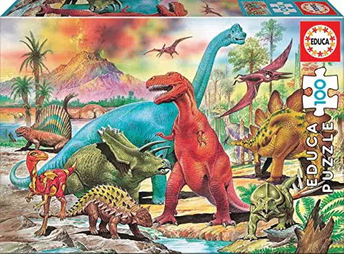 Rompecabezas Educa Dinosaurios - Diviértete Armando el Puzzle