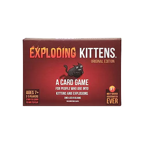 Juego de Mesa Exploding Kittens Recipes for Disaster Deluxe - Diversión para Adultos, Adolescentes y Niños - Juegos Familiares