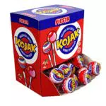 Caramelo Kojak con Palo Sabor Cereza Relleno de Chicle