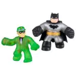 Pack de Combate DC Heroes of Goo Jit Zu: Batman vs Riddler - Figuras Elásticas y Esponjosas, Ideal Regalo Navideño o de Cumpleaños para Niños de 4 a 8 años
