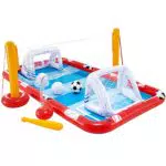 Centro de juegos acuático hinchable Intex para niños - Voleibol, fútbol, baloncesto y béisbol