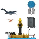 Set de juego Jurassic World Mosasaurus con accesorios de juguete - Mattel