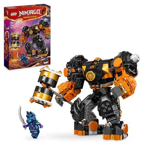 LEGO Ninjago Meca Elemental de la Tierra de Cole - Figura de Acción Articulada
