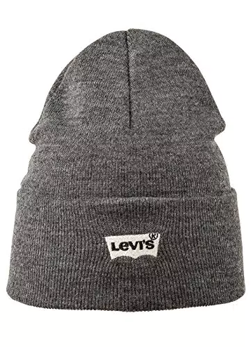 Gorro de Punto Levi's Batwing para Hombre - Gris