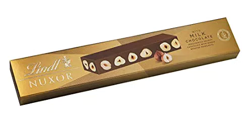 Turrón de Chocolate Negro y Avellanas Lindt Nuxor