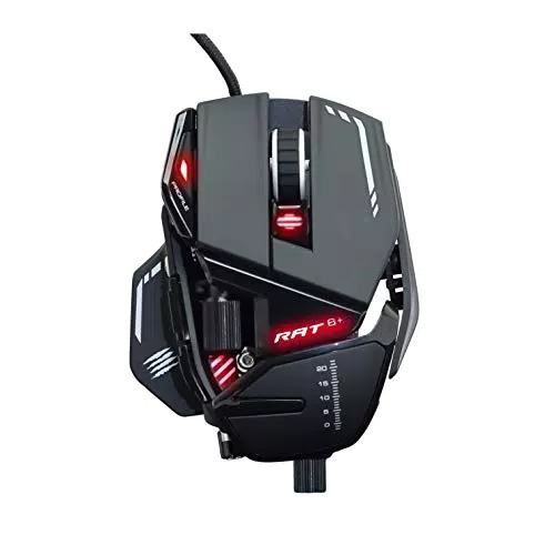 Ratón Gaming Mad Catz R.A.T. 8+ - Óptico USB 16000 DPI Negro