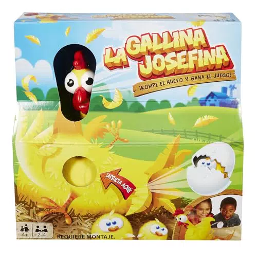 Juego de Mesa Infantil Mattel Games La Gallina Josefina - Edad +4 años