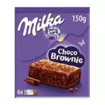 Bizcocho de Chocolate Milka con Leche de los Alpes y Trozos de Chocolate con Leche