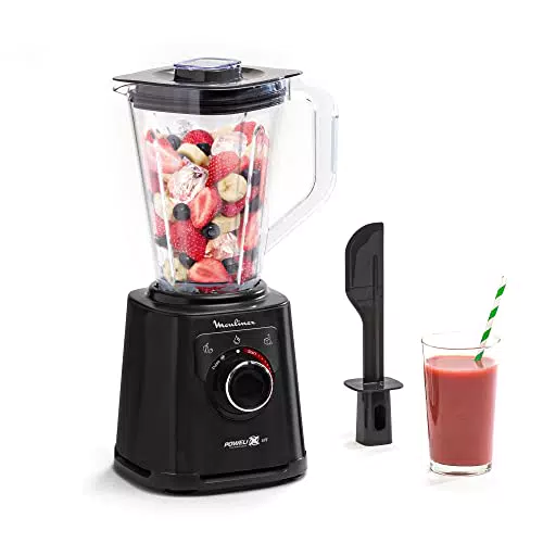 Moulinex Perfect Mix+ LM811D - Batidora de vaso de 1200 W