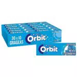 Chicles Orbit Sin Azúcar Sabor Menta Fresco Intenso