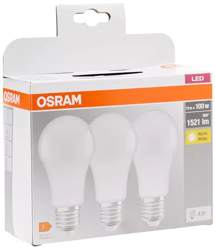 Bombilla LED E27 Osram 13 W - Iluminación Blanca