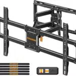 Soporte TV Pared Perlegear para Pantallas de 42-84 Pulgadas - Movimiento Completo - Giro e Inclinación sin Herramientas