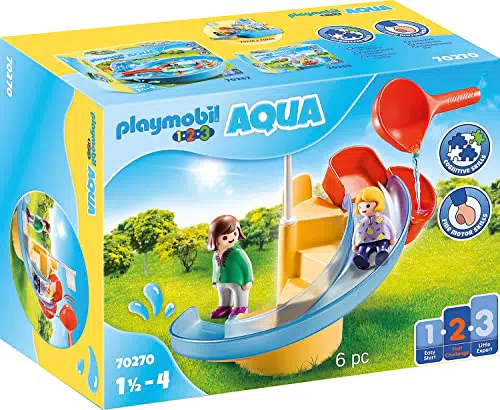 PLAYMOBIL 1, 2, 3 Aqua 70269 Balancín Acuático con Regadera