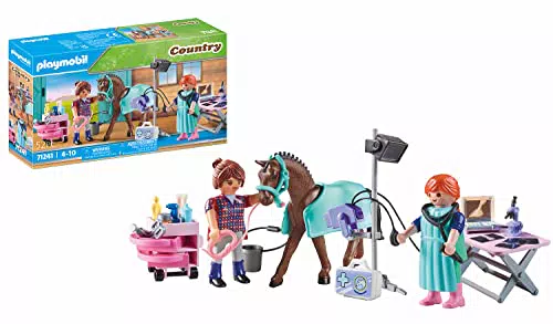 PLAYMOBIL Veterinario de Caballos Country - Edad 4+