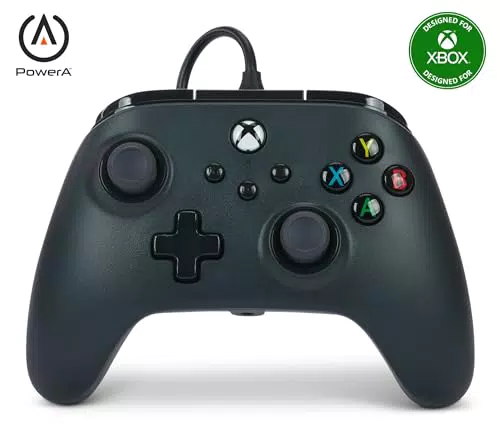 Mando con cable PowerA para Xbox Series X|S - Negro