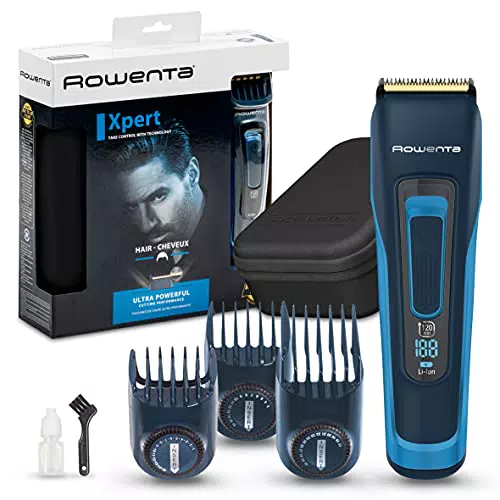 Cortapelos Rowenta Advancer Xpert TN5241 para hombre con cuchillas de acero inoxidable y revestimiento de titanio