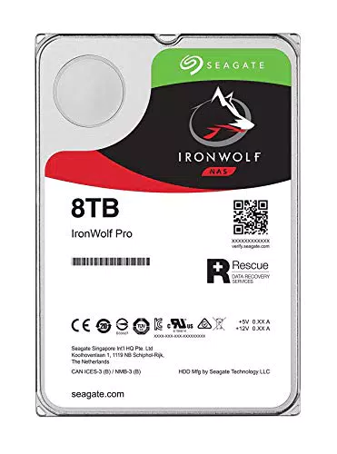 Disco Duro NAS Seagate IronWolf 8TB Interno