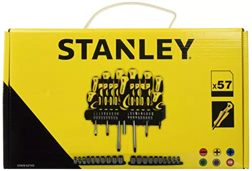 Set de Destornilladores y Puntas Stanley STHT0-62143, 57 Piezas