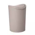 Papelera de Baño Tatay con Tapa Basculante, 6L de Capacidad, Polipropileno, Libre de BPA