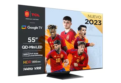 Televisor TCL 55QM8B MiniLED 55" QLED 4K HDR Premium 144Hz Dolby Vision Google TV