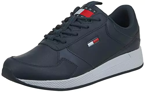 Zapatillas Tommy Jeans Hombre Runner Flexi - Azul