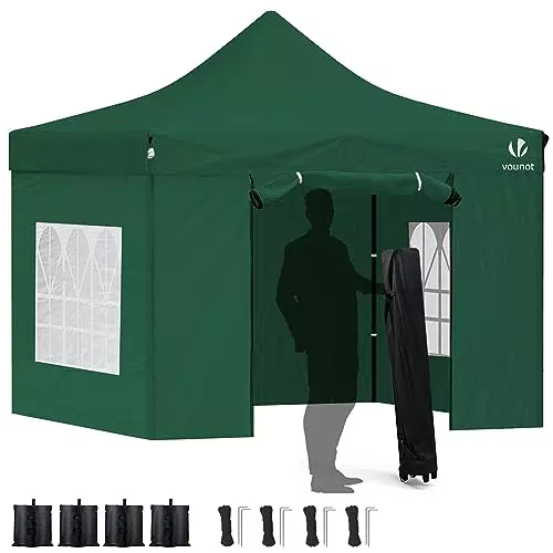 Carpa Plegable Gazebo VOUNOT con Paredes para Jardín y Eventos al Aire Libre