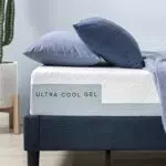 Colchón Zinus de espuma viscoelástica con gel ultrarrefrescante, adaptable de 7 zonas, 90 x 190 cm