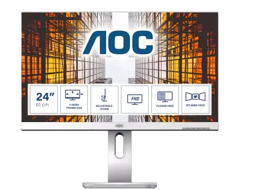 AOC Monitor 24 pulgadas X24P1 16:10 DVI HDMI DP USB IPS