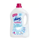 Detergente Líquido Asevi Puro Frescor para Lavadora - Ropa Blanca y de Color - Fórmula Concentrada - Frescura Duradera - 44 Lavados