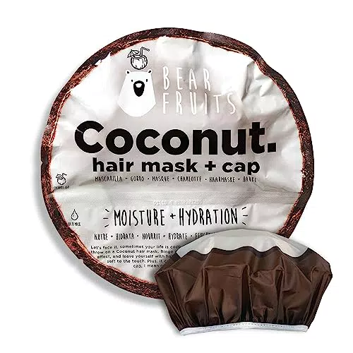 Mascarilla Capilar Hidratante de Coco con Gorro de Ducha - 20 ml