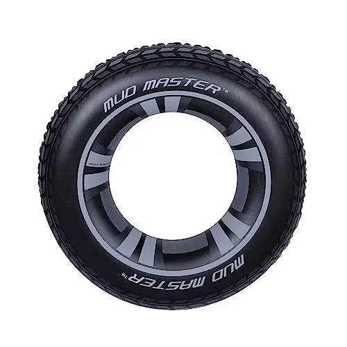 Bestway Flotador Hinchable Infantil Diseño Rueda 91 cm con Válvula de Seguridad