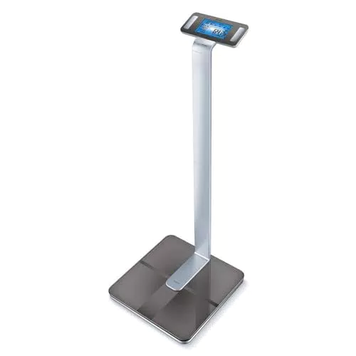 Báscula diagnóstica Beurer BF 1000 SuperPrecision con app para análisis corporal completo.