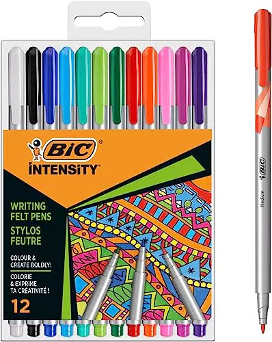 Rotuladores BIC Intensity Medium - Punta 0,8 mm - Colores Surtidos