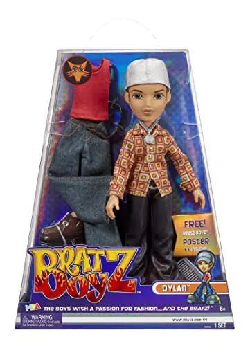 Bratz Muñeco de moda Dylan con vestidos y accesorios - Edición especial