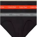 Boxer Briefs Calvin Klein Hip Brief para Hombre, Negro