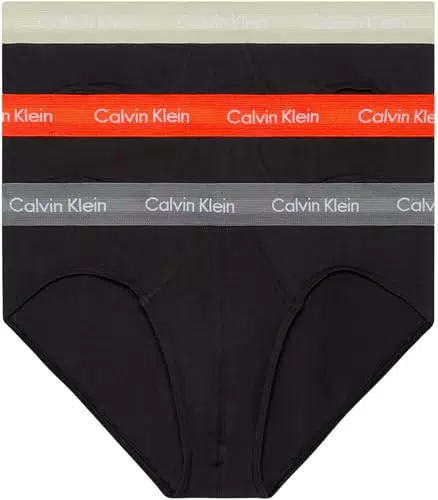 Boxer Briefs Calvin Klein Hip Brief para Hombre, Negro