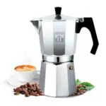 Cecotec Cafetera Italiana Mokclassic 300 - Mango Ergonómico y Filtro de Acero Inoxidable