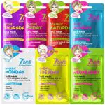 Set de Mascarillas Faciales Hidratantes e Iluminadoras para Mujeres