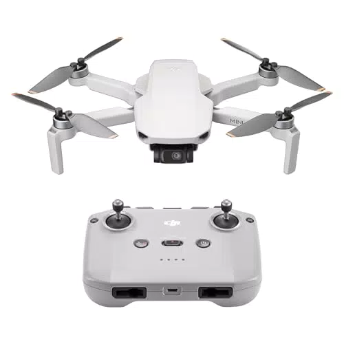 DJI Mini 4K: Dron con cámara UHD 4K, estabilización 3 ejes y transmisión vídeo 10 km. ¡Regreso automático y 31 min vuelo!