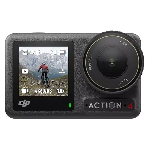 Cámara de Acción DJI Osmo Action 4K/120 fps con Sensor de 1/1.3" - Rendimiento en Baja Luz - D-Log M de 10 bits