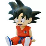 Hucha Mini Goku Sentado Dragon Ball - Figura PVC 13,5 cm