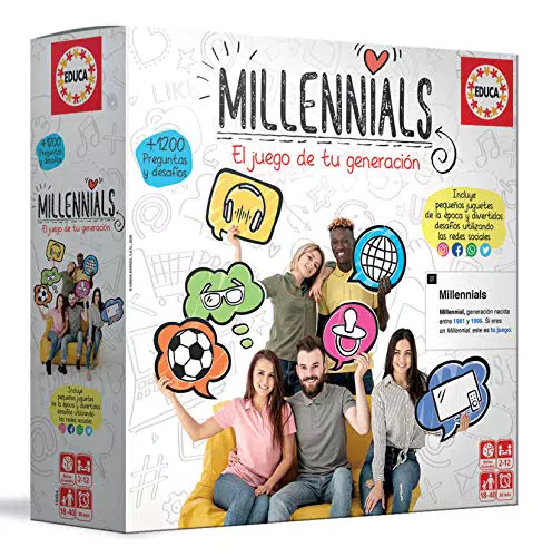 Juego de Mesa de Preguntas y Desafíos para la Generación Millennial - Edad Recomendada: 18-40 años