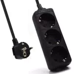 Regleta Ewent EW3959 con 3 Tomas - Potencia 3680 W - Ideal para Casa y Oficina
