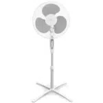 Ventilador de Pie Gridinlux HOMELY FRESH 400 | 40W | 3 Aspas Oscilantes | Enfriador 3 Velocidades | Altura Regulable | Silencioso | Blanco